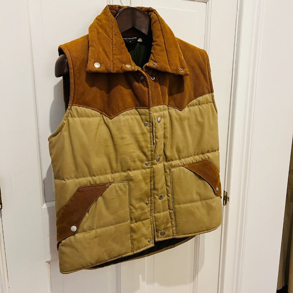 Vintage Corduroy Eestern Distressed Vest Size Medium - Picture 16 of 16